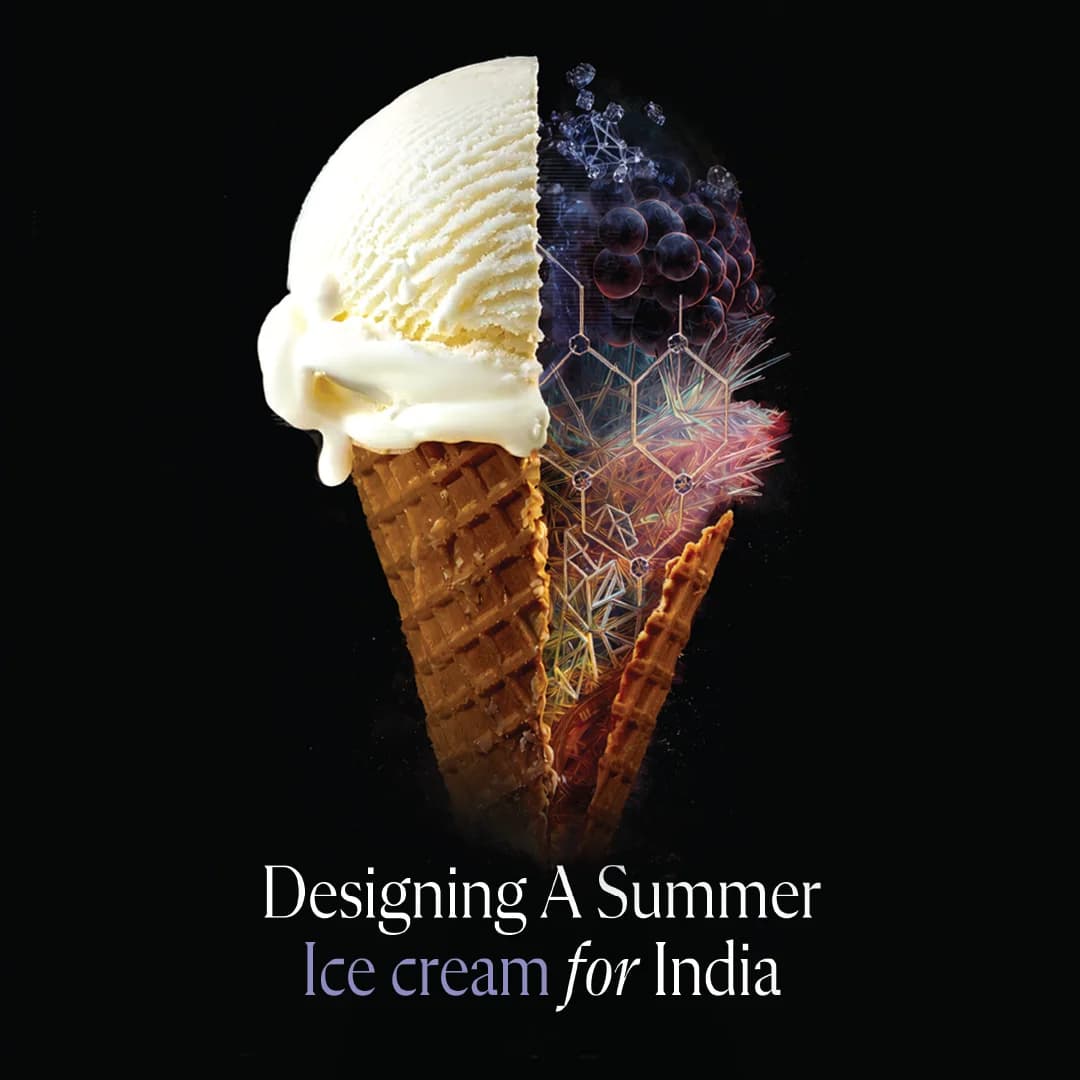 Designing a Summer Ice Cream for India (Read more)
